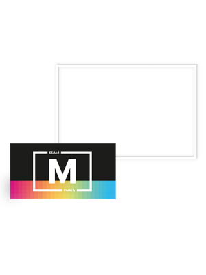 Белая рамка M